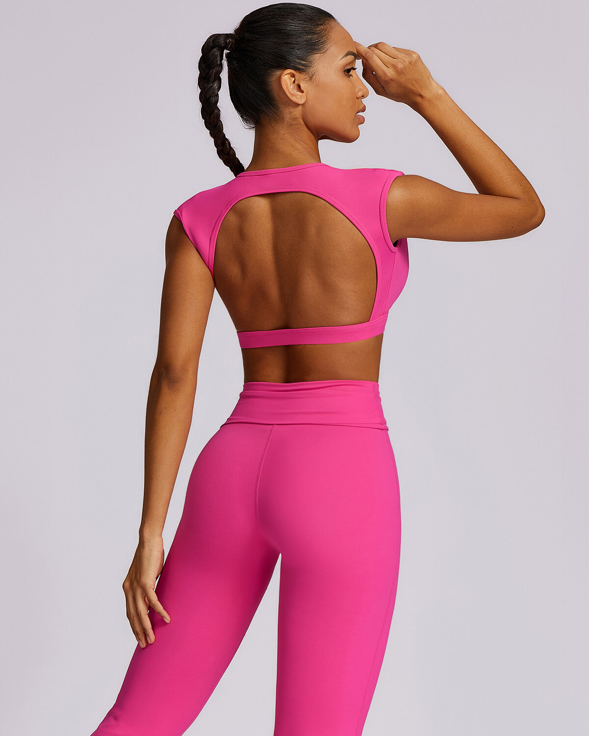 Zara Crop Top - Fuchsia