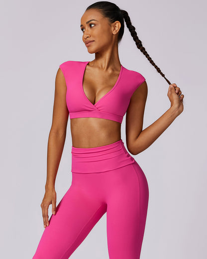 Zara Crop Top - Fuchsia