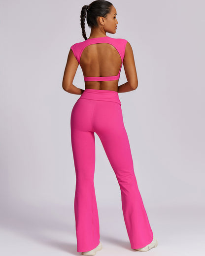 Zara Crop Top - Fuchsia