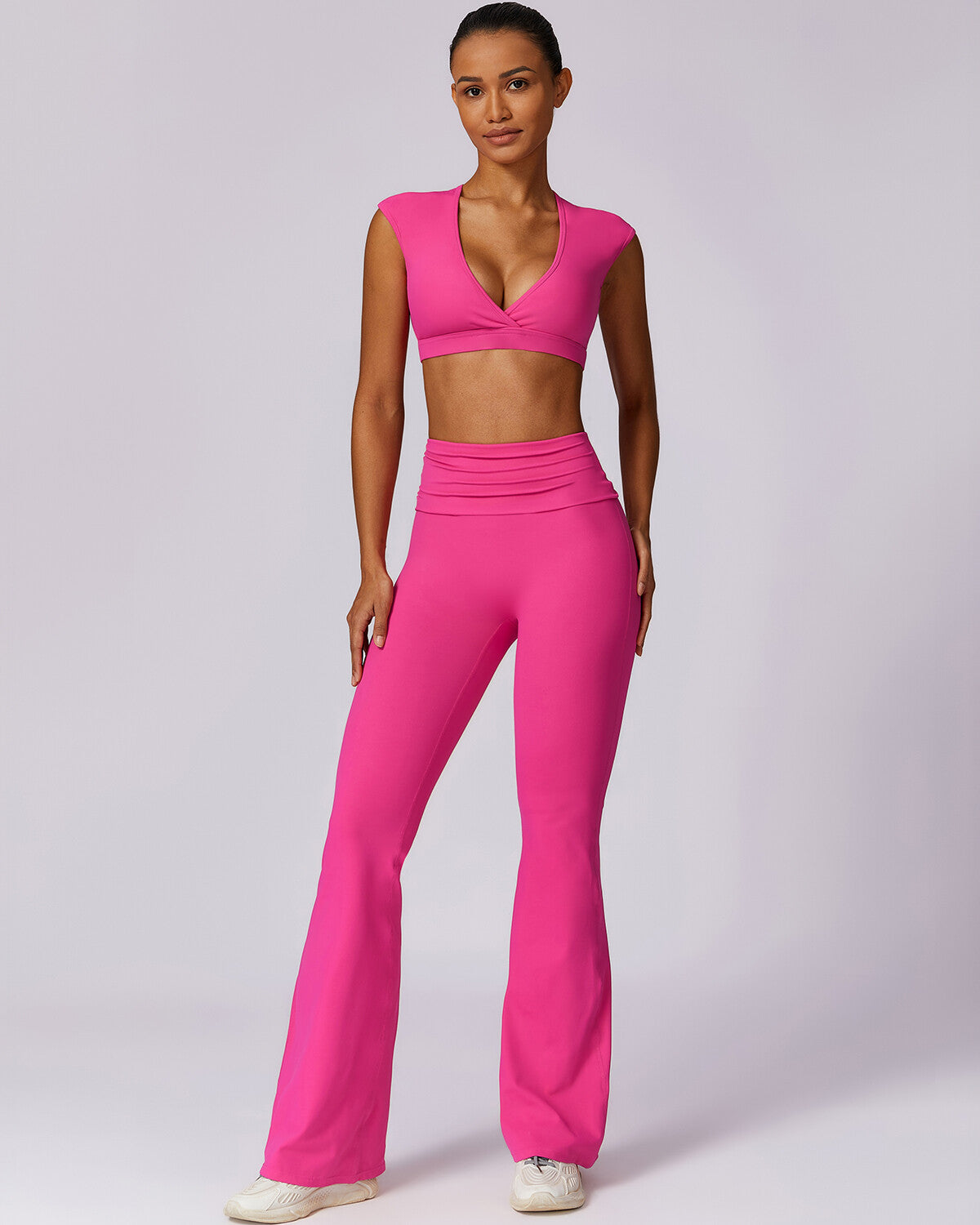 Zara Crop Top - Fuchsia