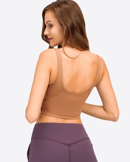 Zelda Crop Top - Apricot