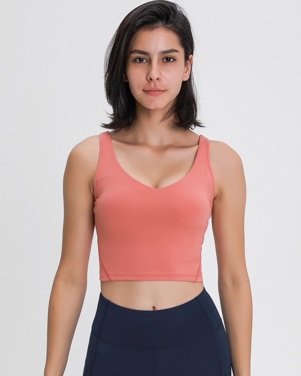 Zelda Crop Top - Coral