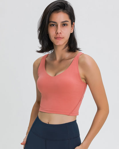 Zelda Crop Top - Coral