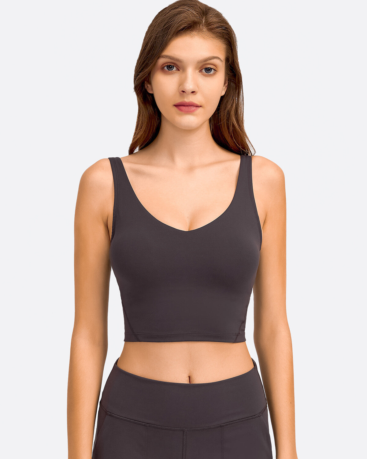 Zelda Crop Top - Dark Taupe