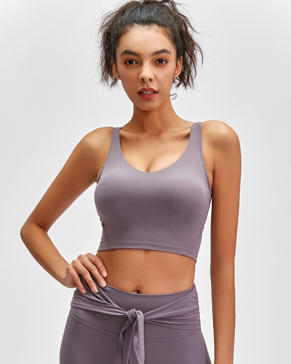 Zelda Crop Top -  Ice Ash