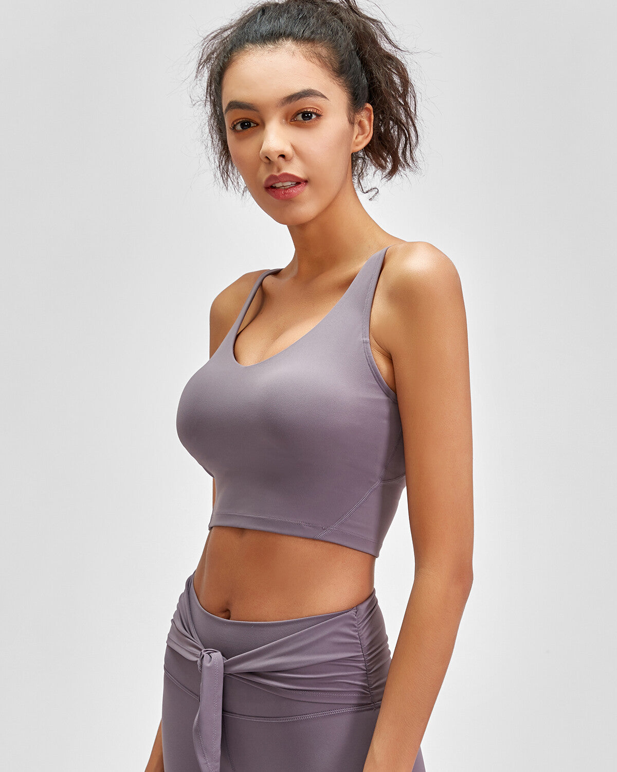 Zelda Crop Top -  Ice Ash