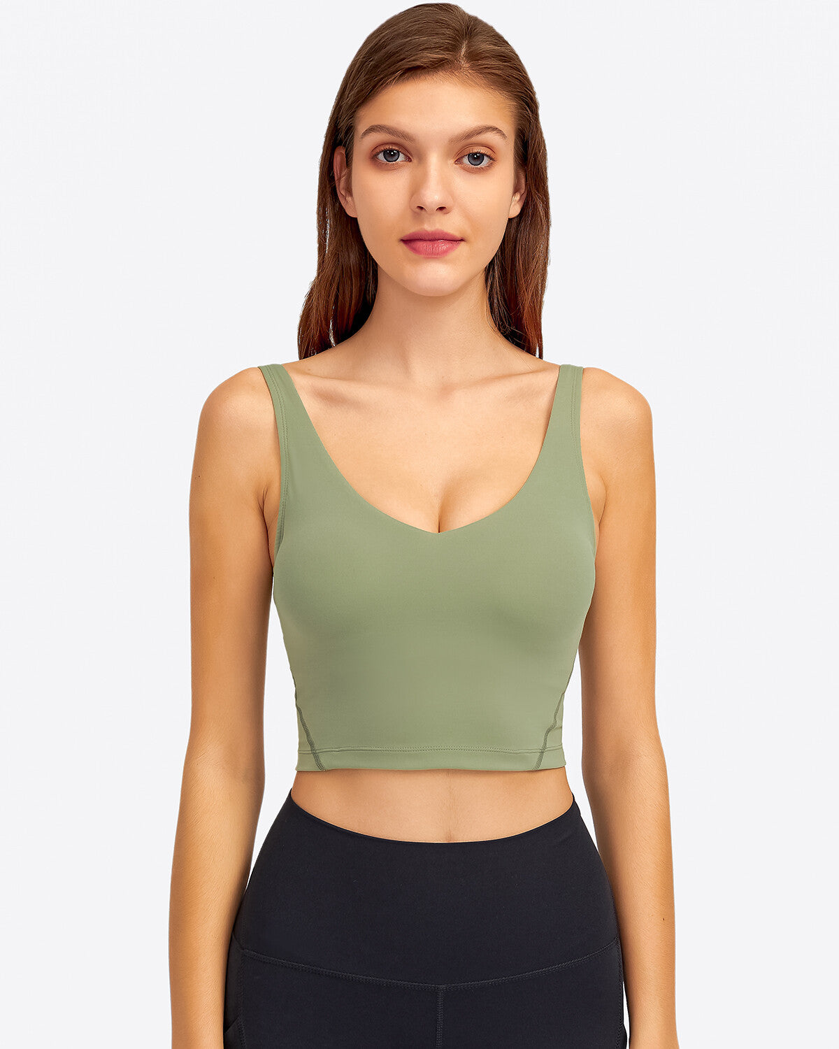 Zelda Crop Top - Matcha Green