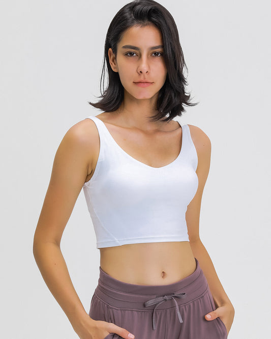 Zelda Crop Top - White