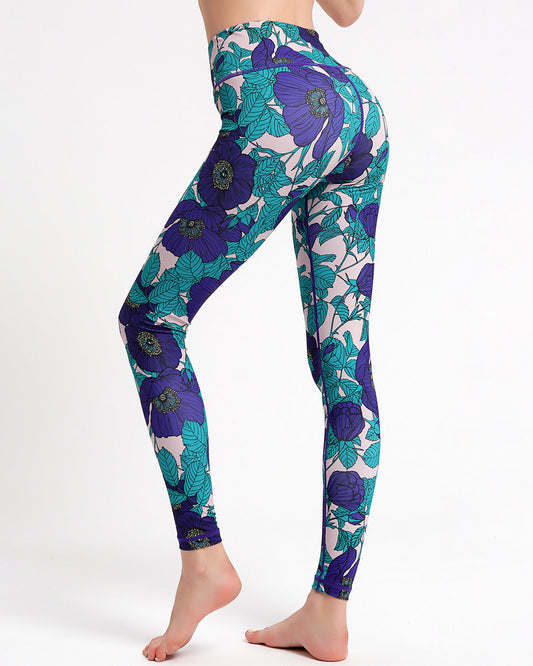 Cranesbill Workout Leggings