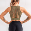 Xena Mesh Back Sports Bra - Green