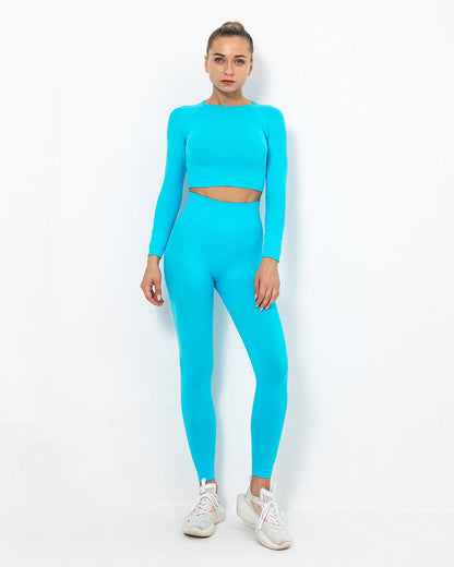 Felicity Seamless Leggings - Aqua