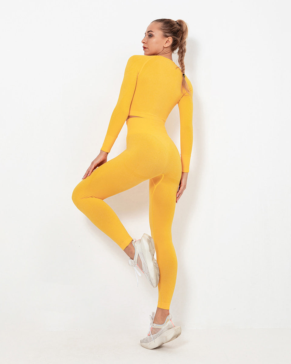 Felicity Seamless Leggings - Yellow