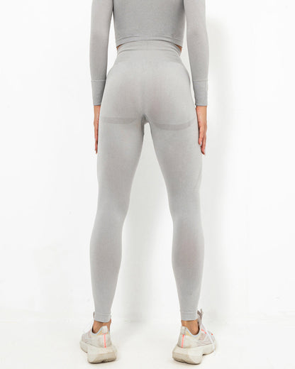 Felicity Seamless Leggings - Light Grey