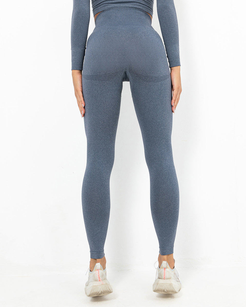 Felicity Seamless Leggings - Blue Grey