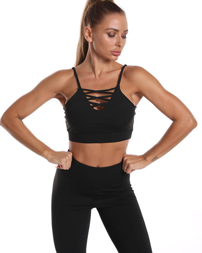 Gizus Sports Bra - Black