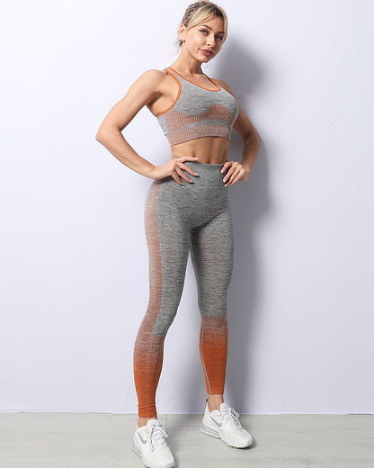 Harmony Seamless Leggings - Orange