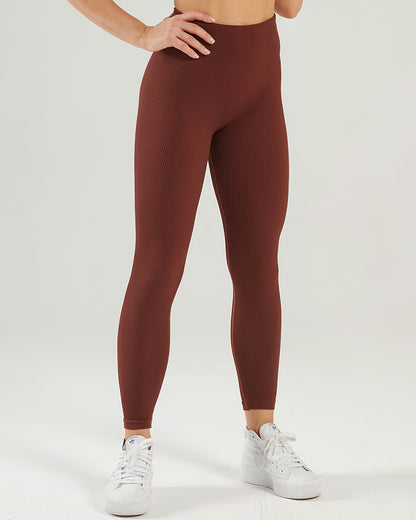 Nieve Ribbed Athleisure Leggings