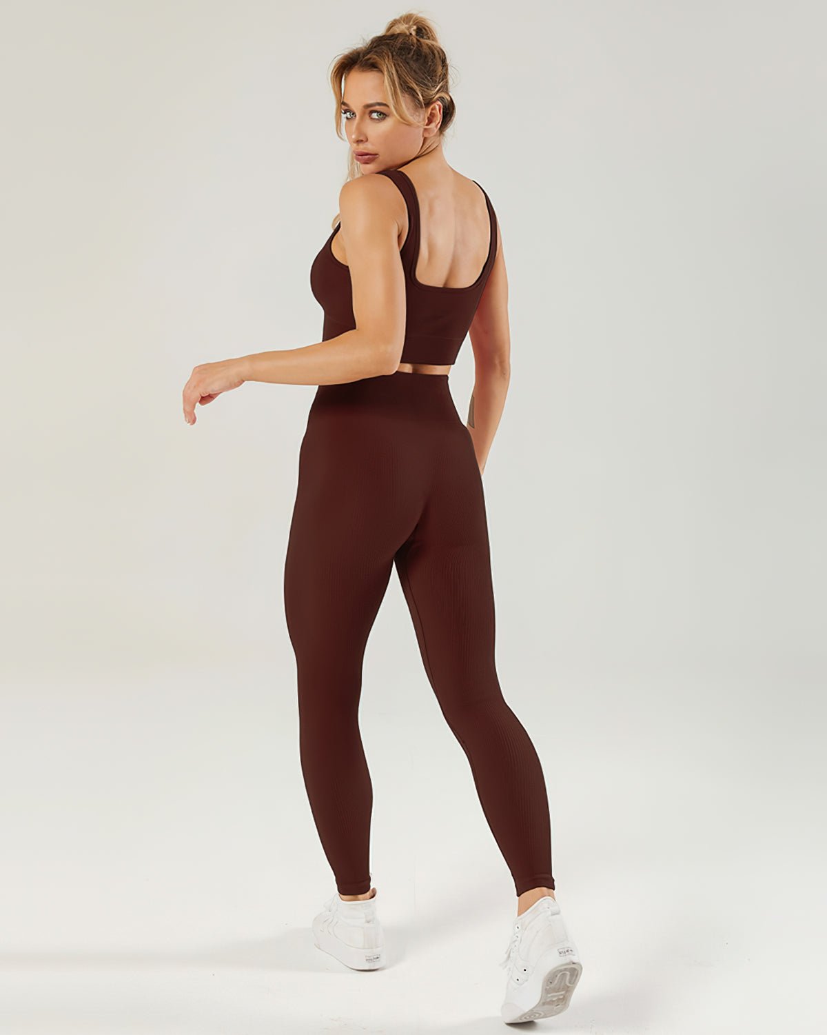 Nieve Ribbed Athleisure Leggings