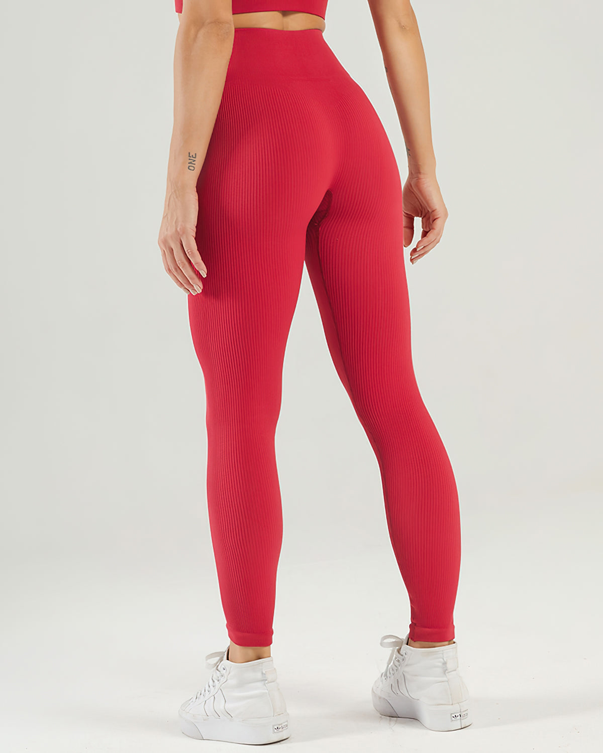 Nieve Ribbed Athleisure Leggings