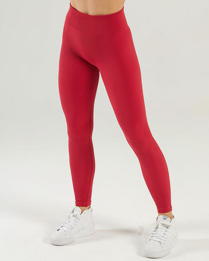 Nieve Ribbed Athleisure Leggings