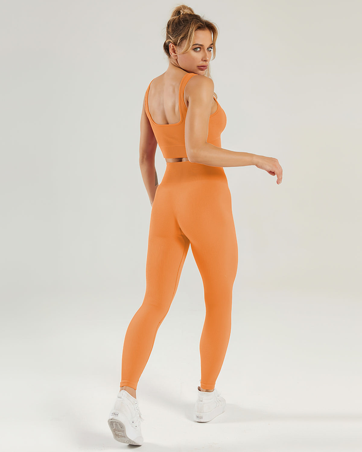 Nieve Ribbed Athleisure Leggings