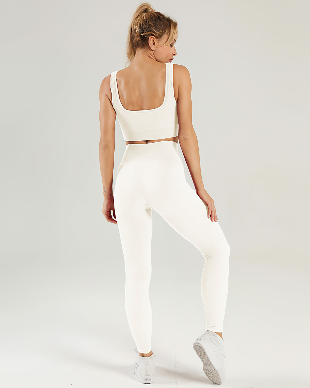 Nieve Ribbed Athleisure Leggings