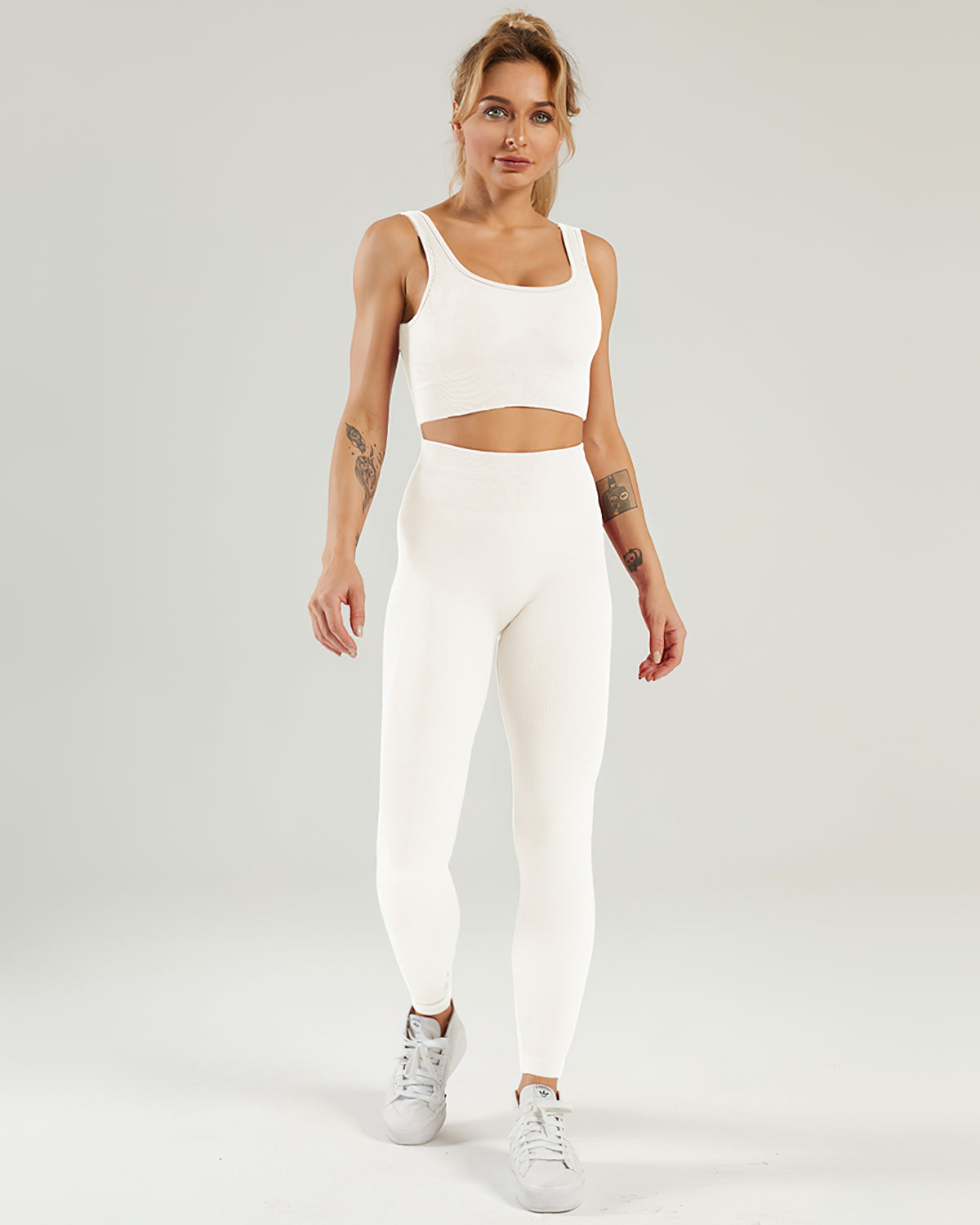 Nieve Ribbed Athleisure Leggings