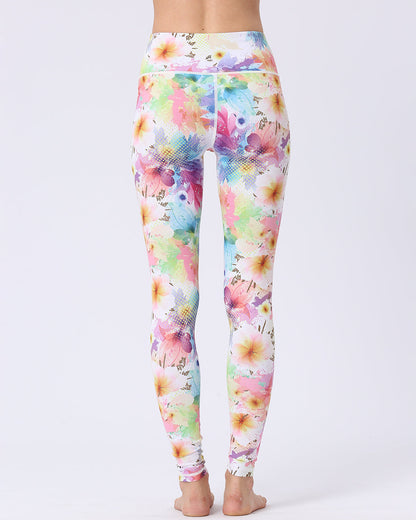 Pastel Floral Leggings