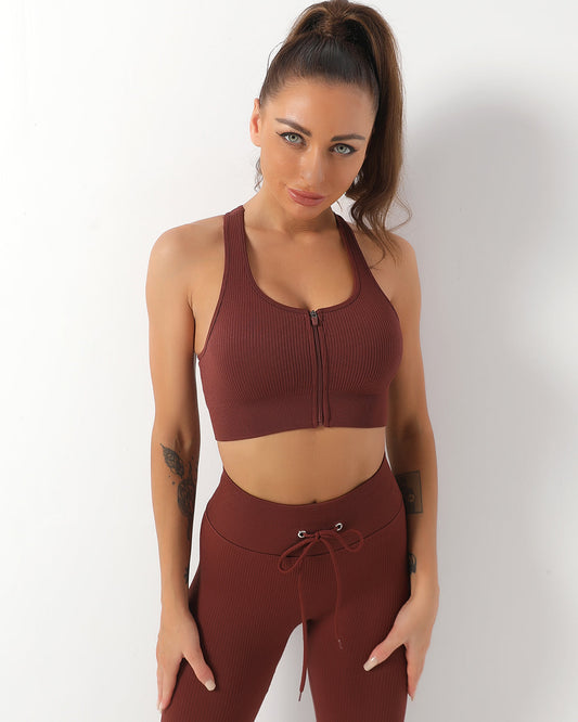 Wella Sports Bra - Coffee