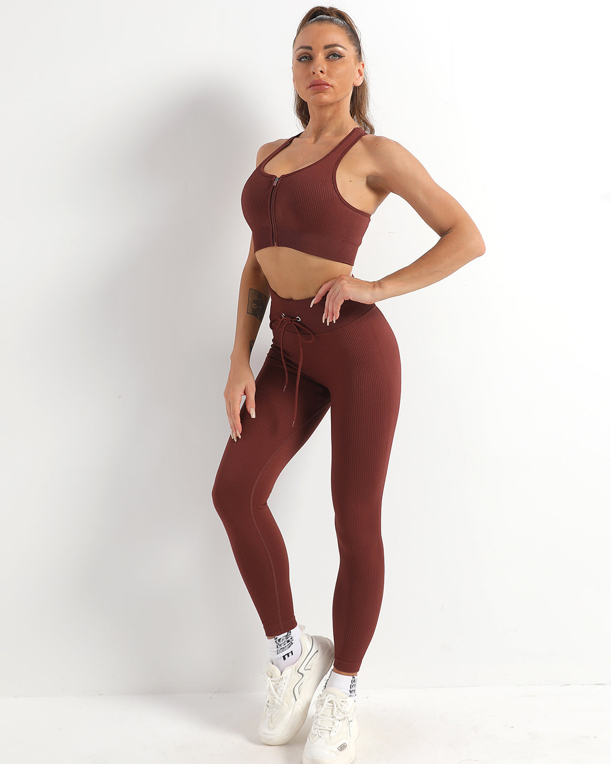 Wella Sports Bra - Coffee