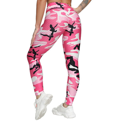 BOOTY LIFTING X ANTI-CELLULITE LEGGINGS - PINK CAMO