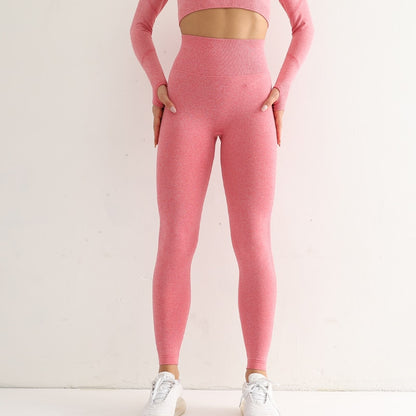 Seamless Scrunch Leggings - Pink