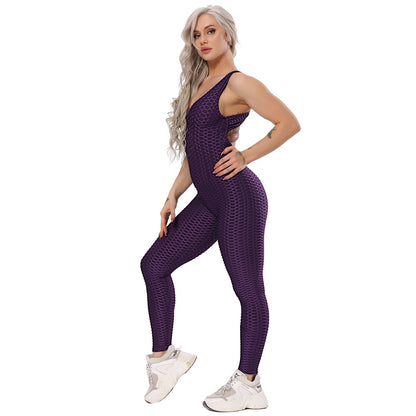 Booty Lifting x Anti-Cellulite Purple Jumpsuit