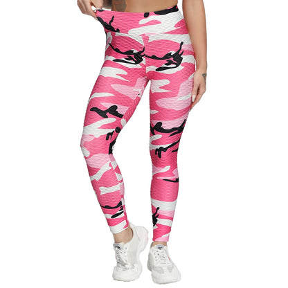 BOOTY LIFTING X ANTI-CELLULITE LEGGINGS - PINK CAMO