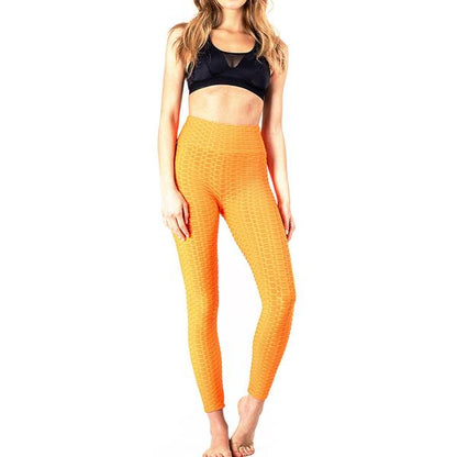 Booty Lifting x Anti-Cellulite Leggings - Orange