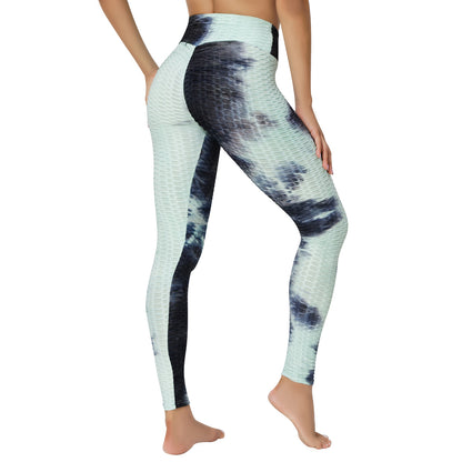 BOOTY LIFTING X ANTI-CELLULITE LEGGINGS - BLACK & turquoise